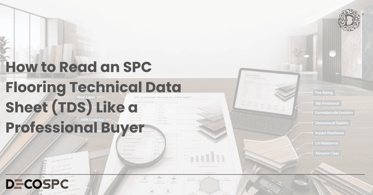 How to Read an SPC Flooring Technical Data Sheet (TDS) Like a Professional Buyer